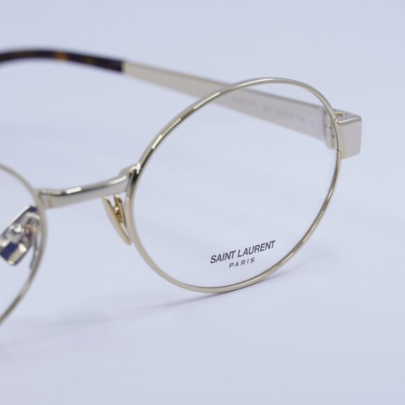 🕶️ New Saint Laurent SL692 OPT 002 Eyeglasses - Gold Frame - Picture 4 of 12